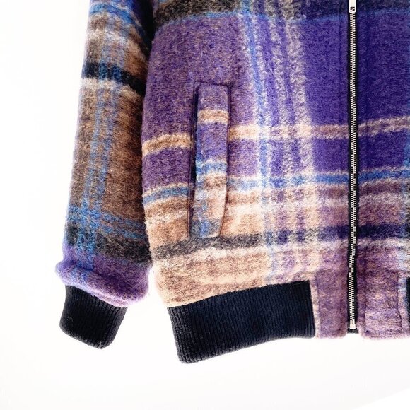 Wilfred Plaid Wool Jacket - Picture 8 of 15